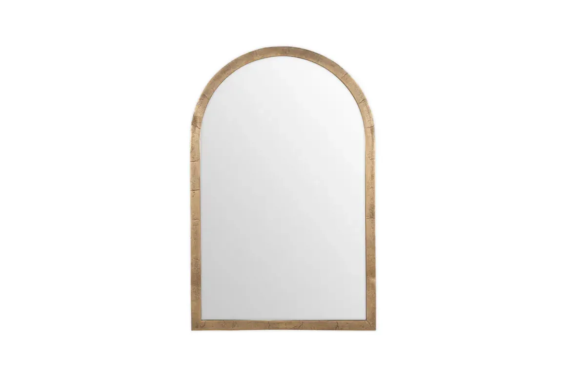 Murwara Wall Mirror - Antique Brass