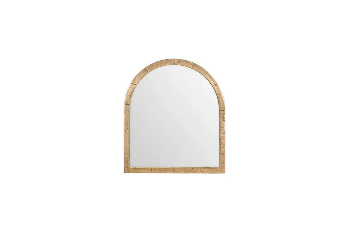 Murwara Wall Mirror - Antique Brass
