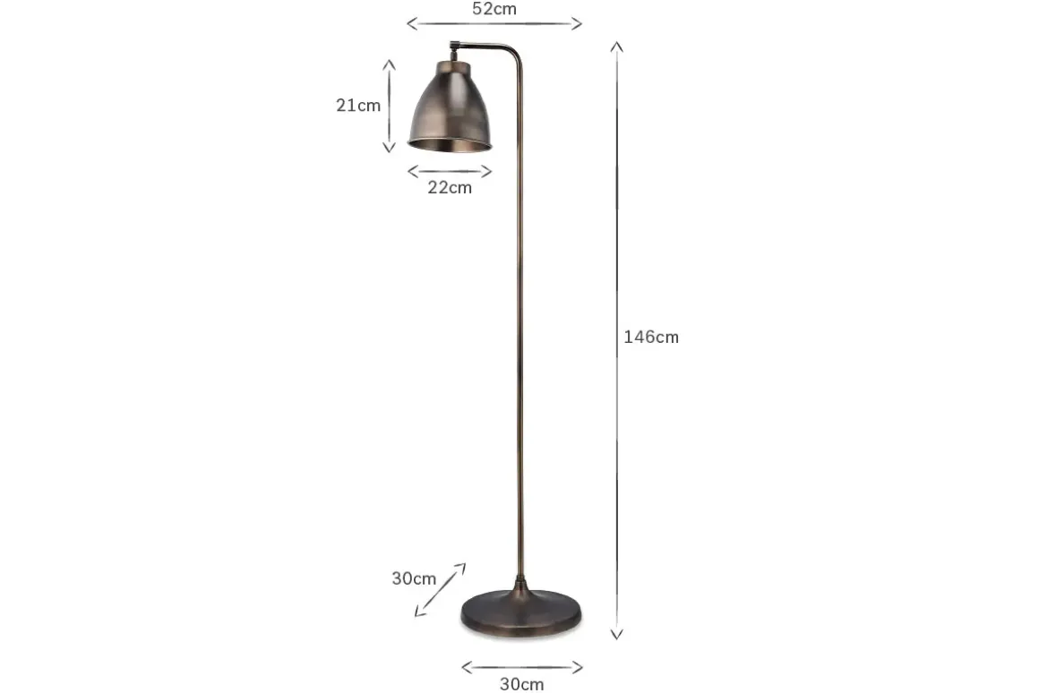 Muturi Floor Lamp - Aged Bronze