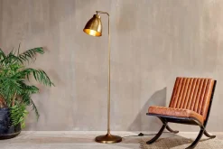 Muturi Floor Lamp - Antique Brass