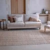 Nabami Chevron Jute Rug - Natural