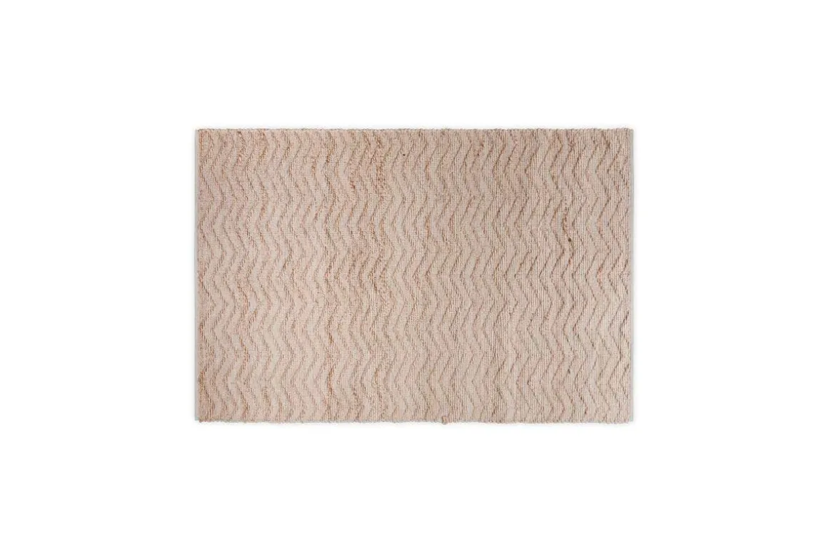 Nabami Chevron Jute Rug - Natural