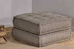 Nadeeka Modular Sofa Footstool - Soft Grey