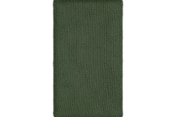 Nahan Moss Stitch Cotton Throw - Forest Green