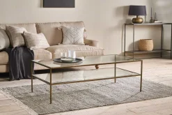 Nakuru Iron & Glass Coffee Table