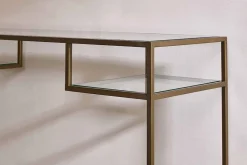 Nakuru Iron & Glass Console Table