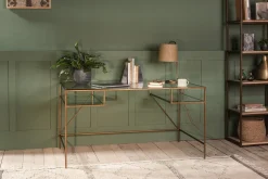 Nakuru Iron & Glass Desk
