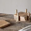 Nalbari Coasters - Natural (Set of 4)