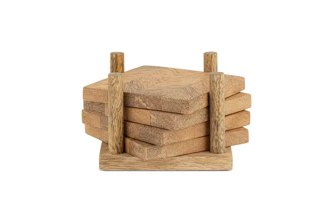 Nalbari Coasters - Natural (Set of 4)