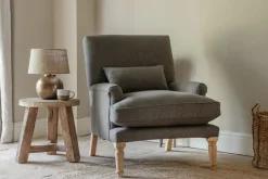 Nalla Wool Armchair - Charcoal