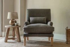 Nalla Wool Armchair - Charcoal