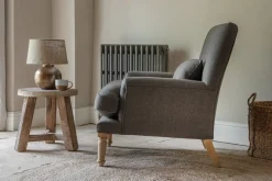 Nalla Wool Armchair - Charcoal