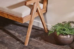 Nalrina acacia and cane sofa