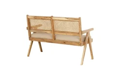 Nalrina acacia and cane sofa