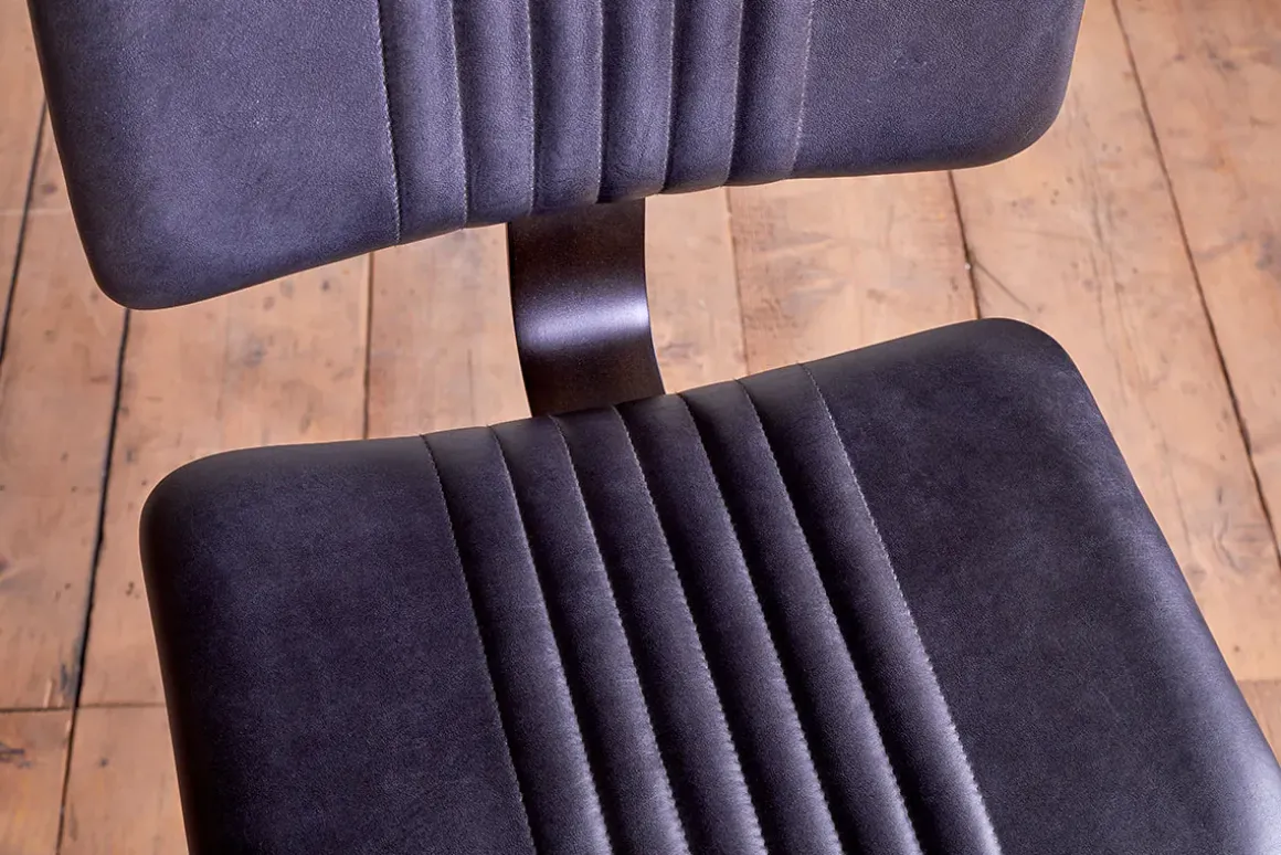 Narwana Bar Chair - Aged Black