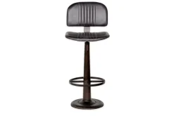 Narwana Bar Chair - Aged Black