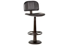 Narwana Bar Chair - Aged Black