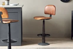 Narwana Bar Chair - Aged Tan