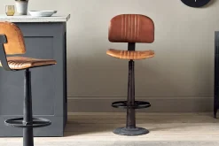 Narwana Bar Chair - Aged Tan