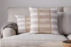 Nayika Cotton Cushion Cover - Rust