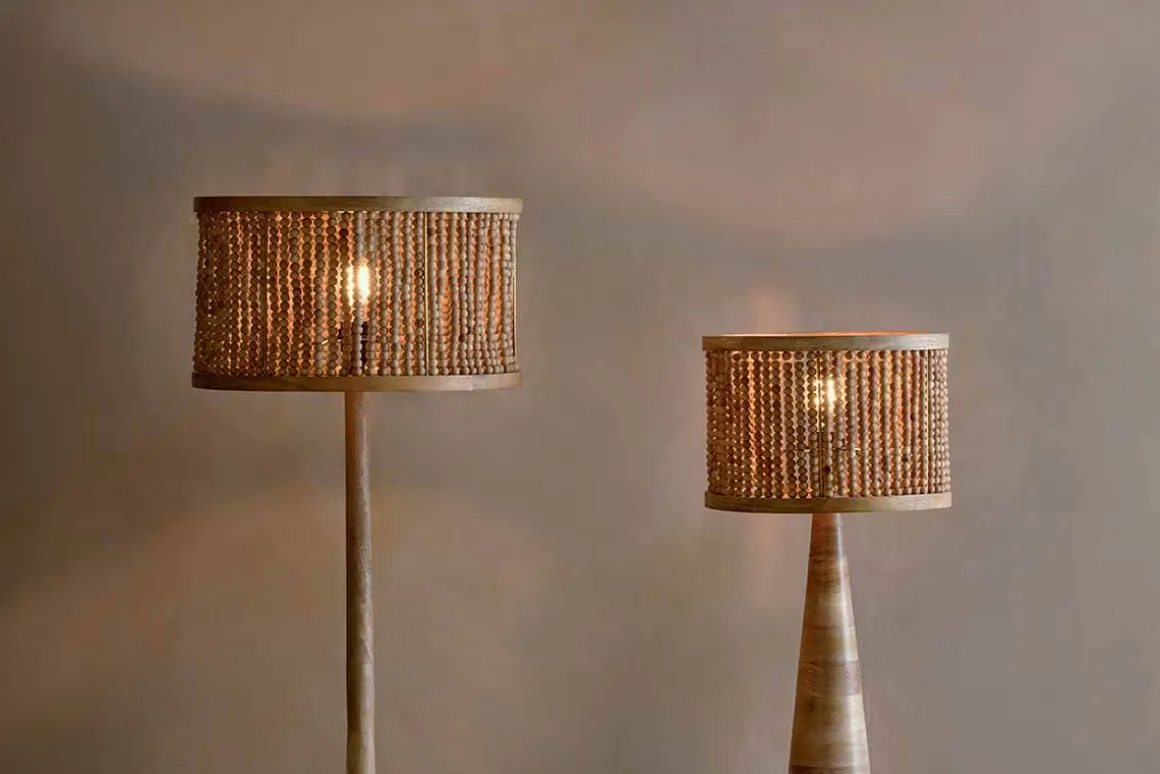 Neela Mango Wood Lampshade - Natural