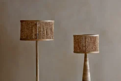 Neela Mango Wood Lampshade - Natural