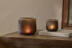 Nesda Tealight Holder - Frosted Black