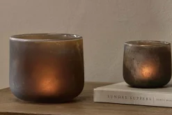 Nesda Tealight Holder - Frosted Black