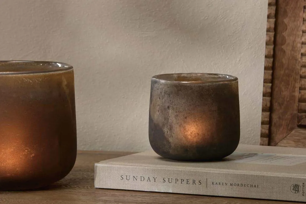 Nesda Tealight Holder - Frosted Black