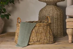 Netra Rattan Basket - Natural