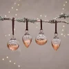 Nevasa Baubles - Clear & Antique Copper (Set of 4)