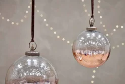 Nevasa Giant Bauble Round - Clear & Antique Copper