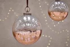 Nevasa Giant Bauble Round - Clear & Antique Copper