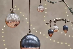 Nevasa Giant Bauble Round - Clear & Antique Copper