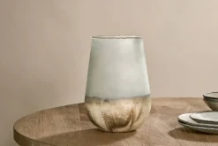 Ngolo Recycled Glass Vase - Aged Smoke