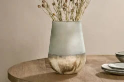Ngolo Recycled Glass Vase - Aged Smoke