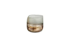 Ngolo Tealight Holder - Aged Smoke