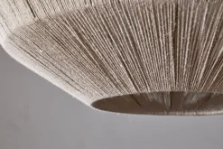 Nilaveli Woven Jute Sphere Pendant - Natural