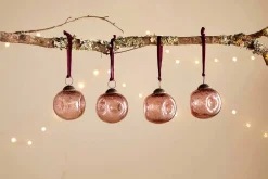 Nishan Pinched Baubles - Copper (Set of 4)