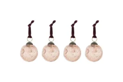 Nishan Pinched Baubles - Copper (Set of 4)