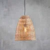Noko Rattan Conical Pendant - Natural