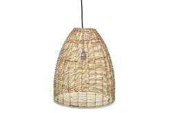Noko Rattan Conical Pendant - Natural