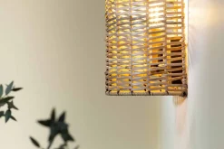 Noko Rattan Wall Lamp - Small