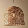 Noko Wicker Dome Pendant - Large