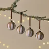 Nori Baubles - Gold & Cream - (Set of 4)