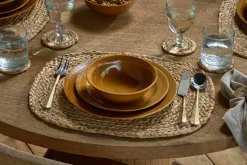 Nuwara Dinnerware Set  - Mustard (Set of 12)