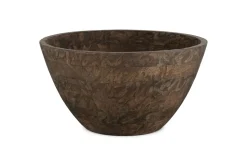 Nyati Wooden Serving Bowl - Dark Brown - Large