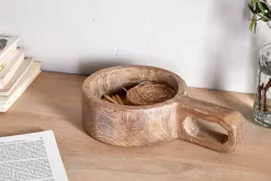 Okara Reclaimed Wood Traditional Storage Pot