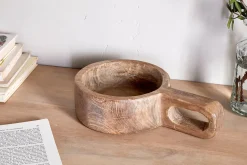 Okara Reclaimed Wood Traditional Storage Pot