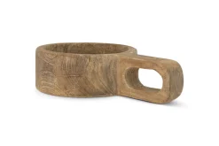 Okara Reclaimed Wood Traditional Storage Pot
